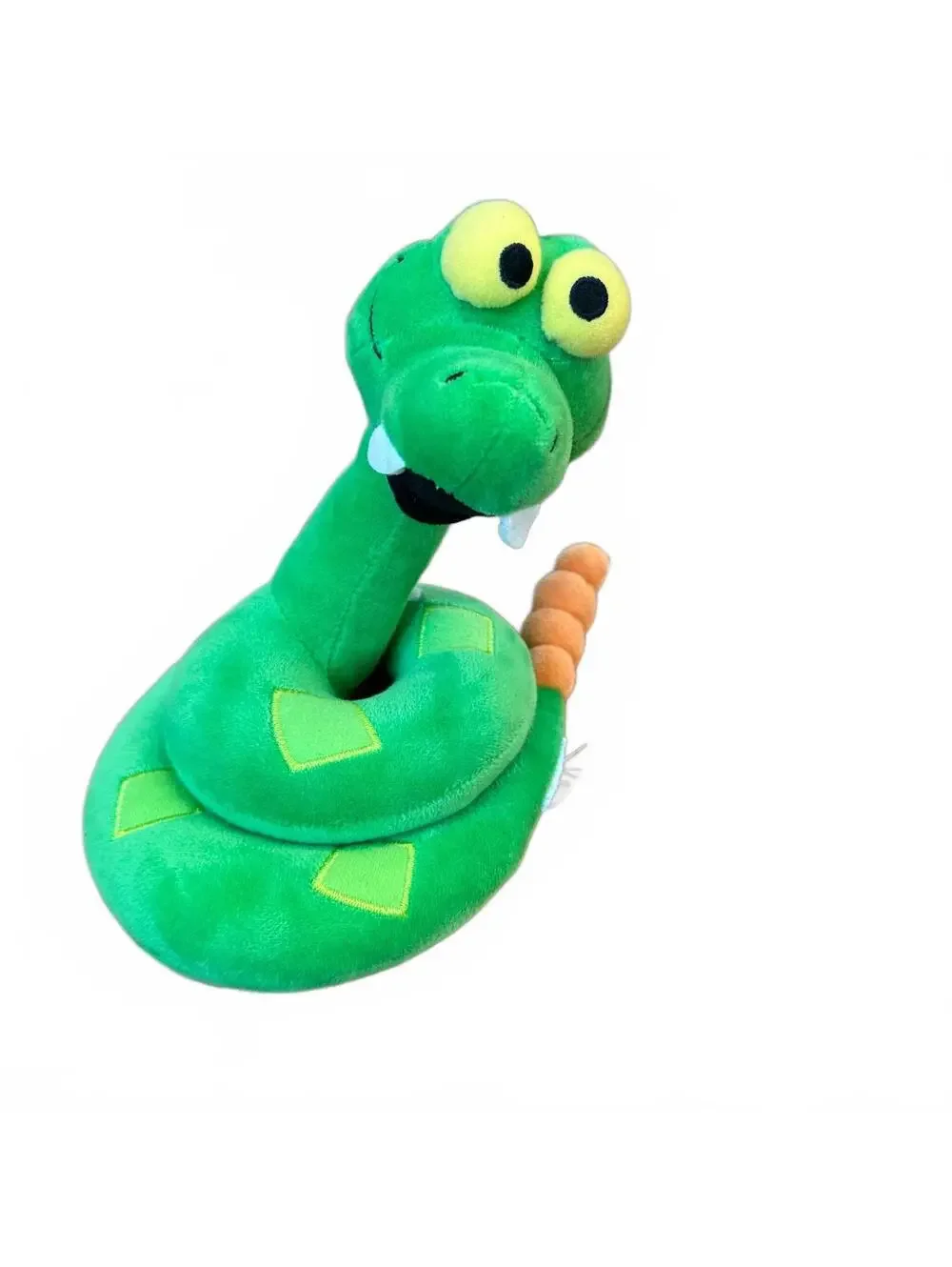 Disney Parks Snake Plush Green Kaa The Jungle Book Plush 8”